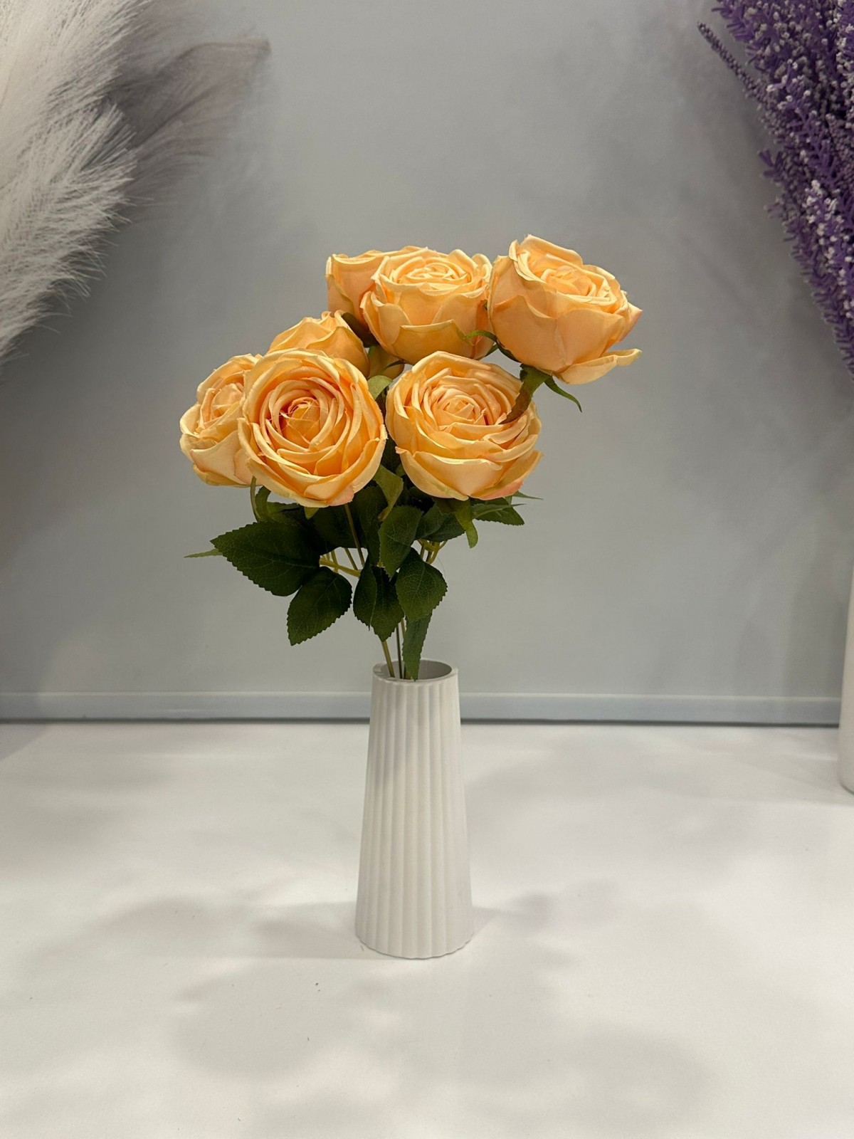 7'Lİ TURUNCU GÜL DEMETİ YAPAY 1.Cİ KALİTE 43CM BOY 7'Lİ TURUNCU GÜL DEMETİ YAPAY 1.Cİ KALİTE 43CM BOY