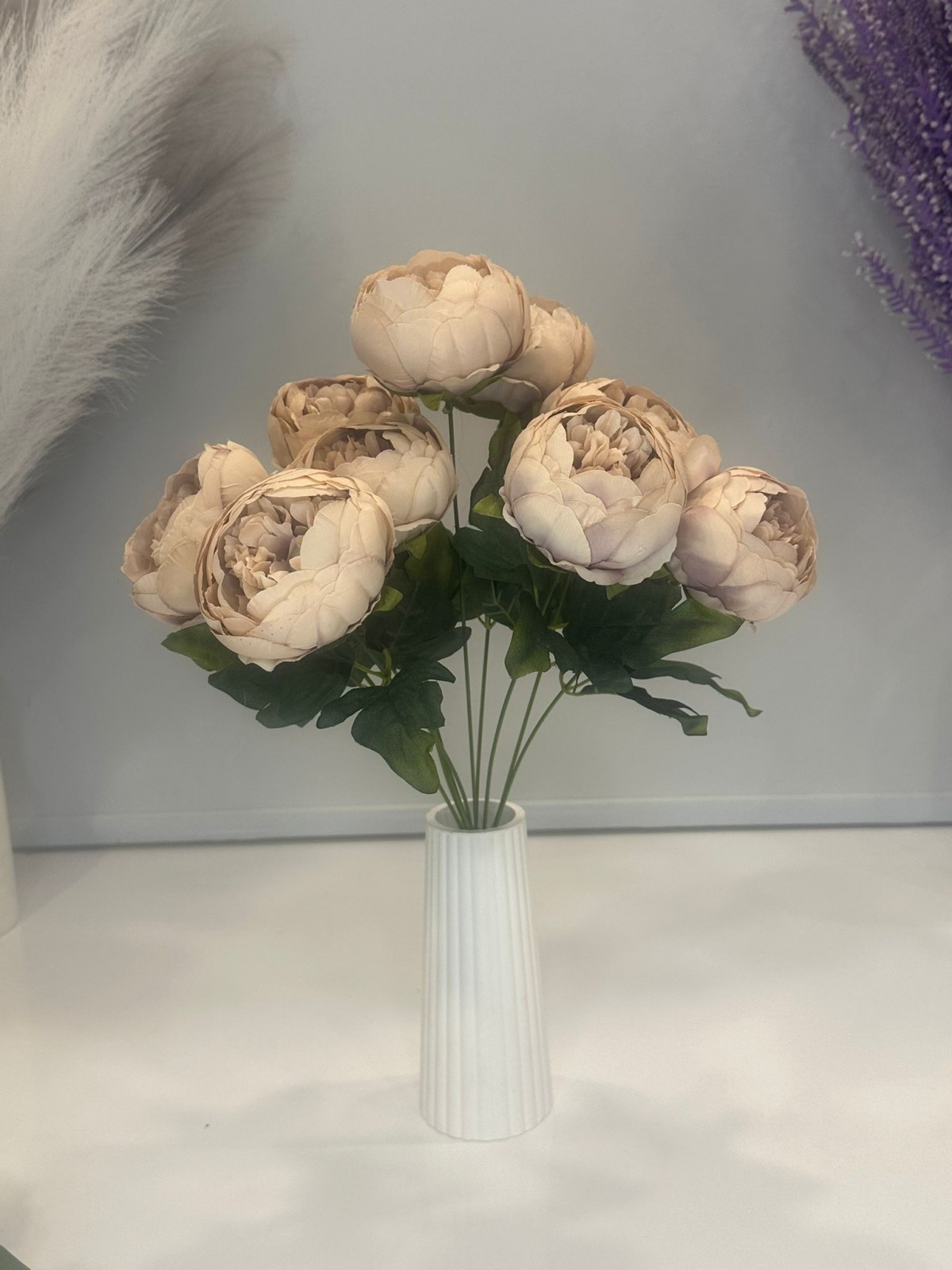 AÇIK PUDRA ŞAKAYIK JUMBO BOY YAPAY 9 KAFALI, BOY 45 CM AÇIK PUDRA ŞAKAYIK JUMBO BOY YAPAY 9 KAFALI, BOY 45 CM