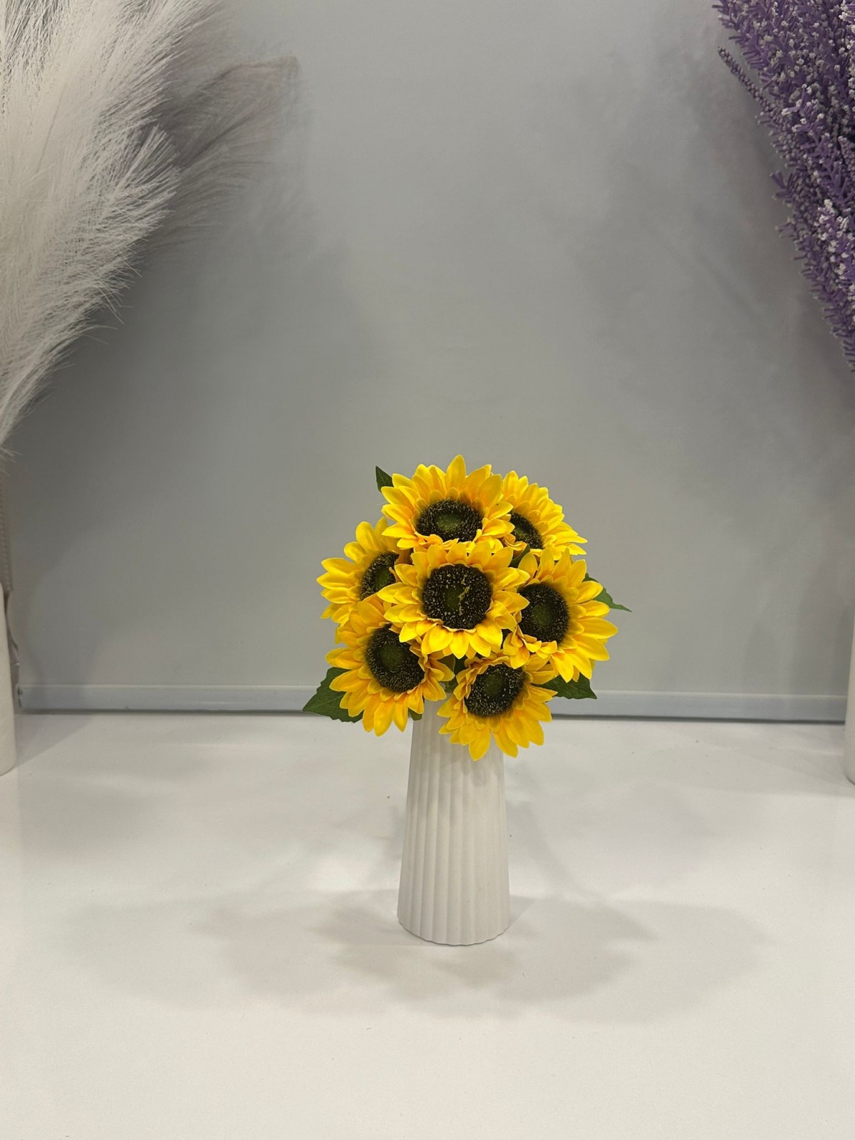 AYÇİÇEĞİ YAPAY 7 KAFALI , BOY 27 CM