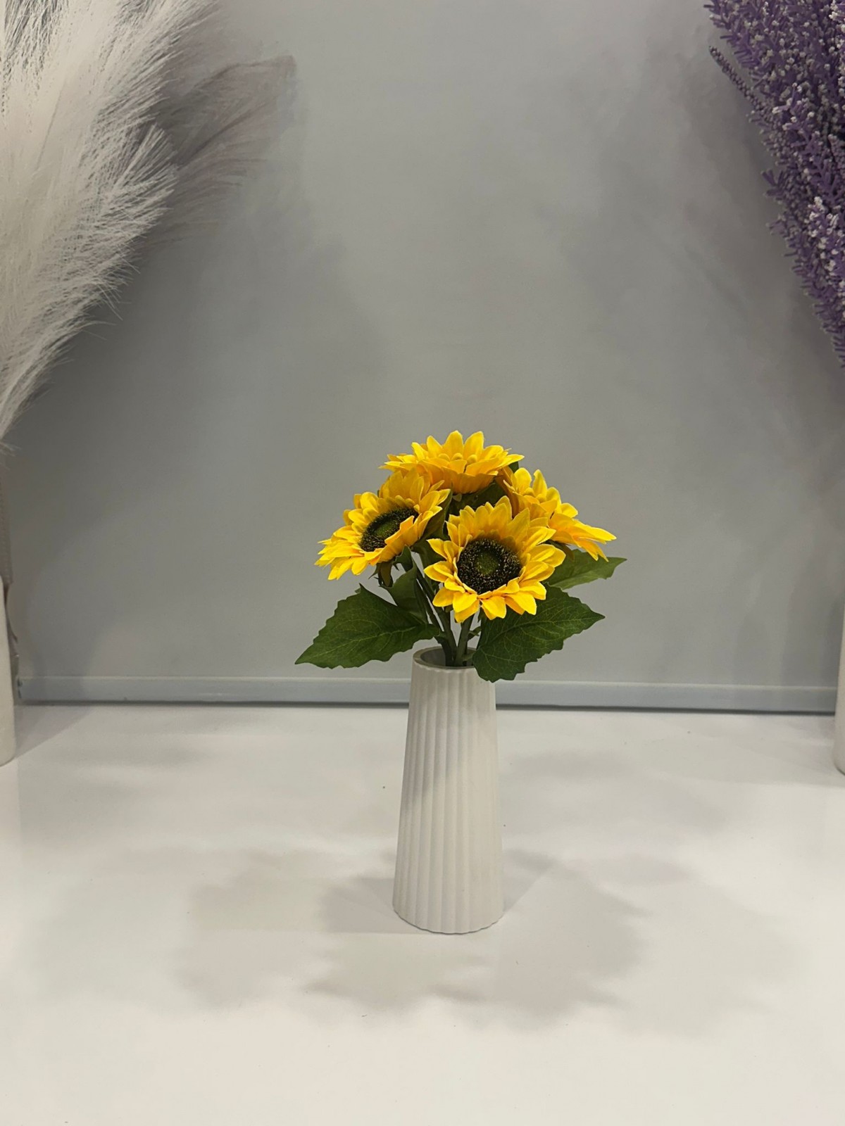 AYÇİÇEĞİ YAPAY 7 KAFALI , BOY 27 CM