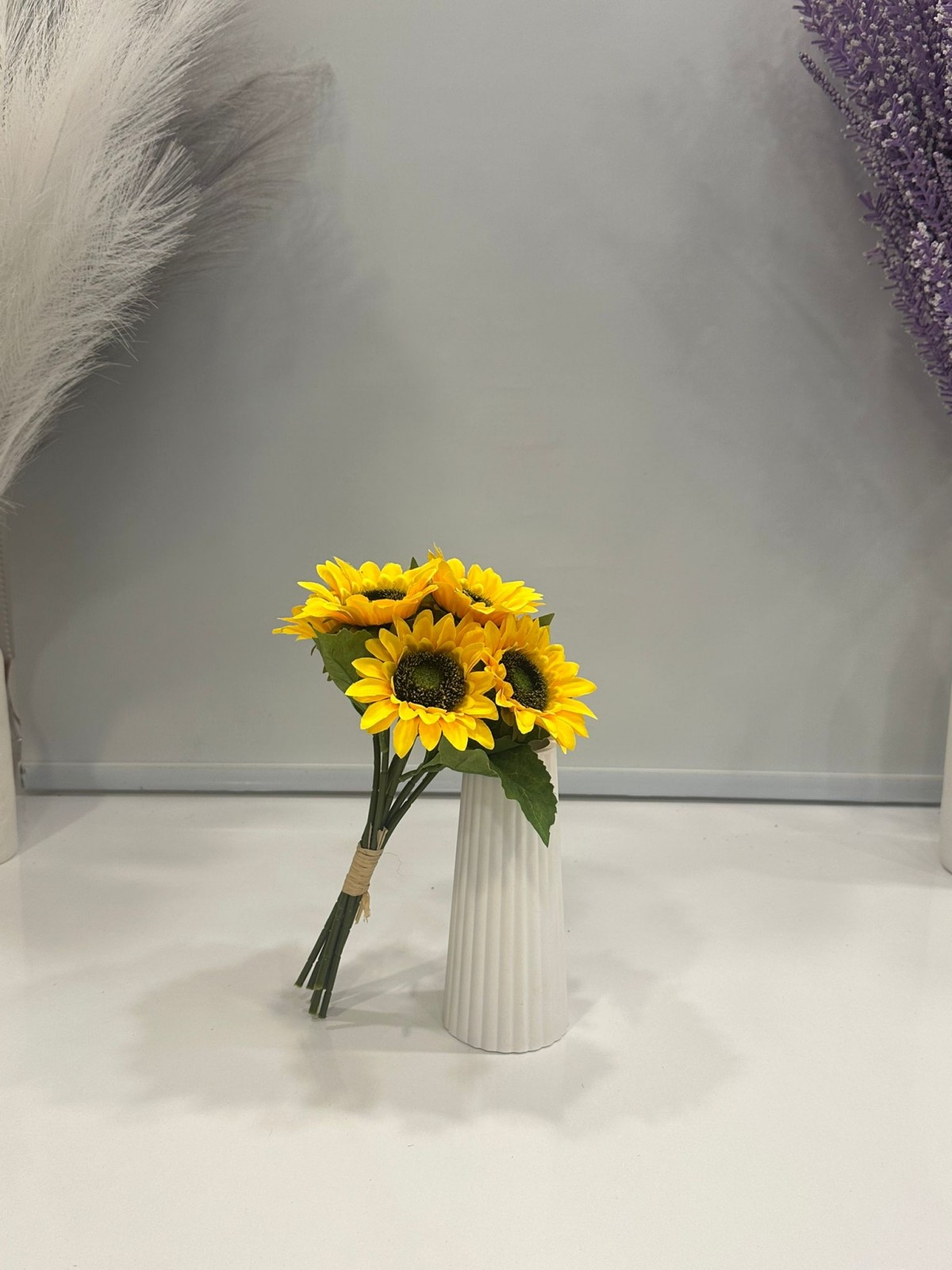 AYÇİÇEĞİ YAPAY 7 KAFALI , BOY 27 CM