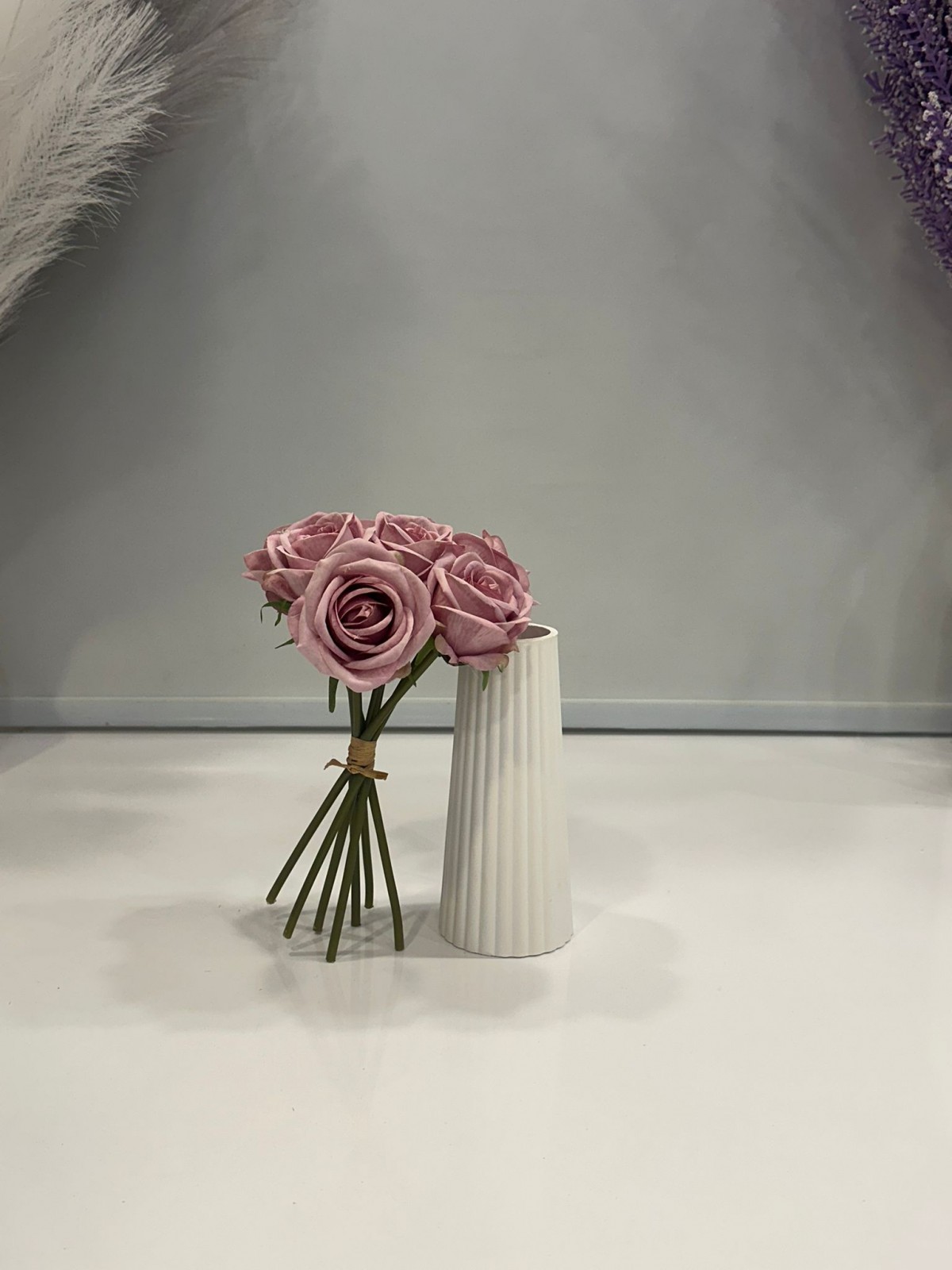 EBRULİ PEMBE GÜL DEMETİ YAPAY 7'Lİ 1.Cİ KALİTE 25 CM BOY EBRULİ PEMBE GÜL DEMETİ YAPAY 7'Lİ 1.Cİ KALİTE 25 CM BOY