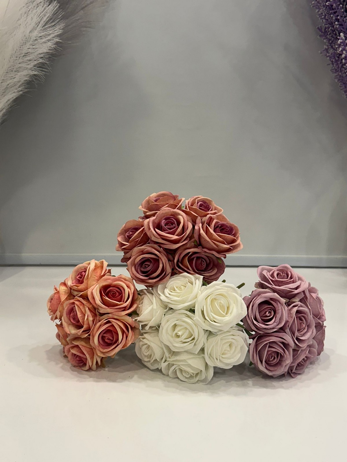 EBRULİ PEMBE GÜL DEMETİ YAPAY 7'Lİ 1.Cİ KALİTE 25 CM BOY EBRULİ PEMBE GÜL DEMETİ YAPAY 7'Lİ 1.Cİ KALİTE 25 CM BOY