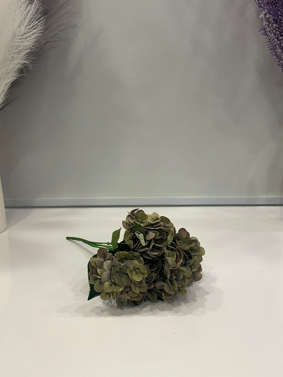 EBRULİ YEŞİL ISLAK ORTANCA YAPAY 5 DALLI, BOY 45 CM EBRULİ YEŞİL ISLAK ORTANCA YAPAY 5 DALLI, BOY 45 CM