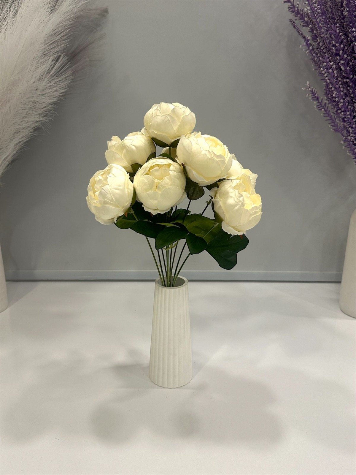 KREM ŞAKAYIK JUMBO BOY YAPAY 9 KAFALI BOY 45 CM KREM ŞAKAYIK JUMBO BOY YAPAY 9 KAFALI BOY 45 CM