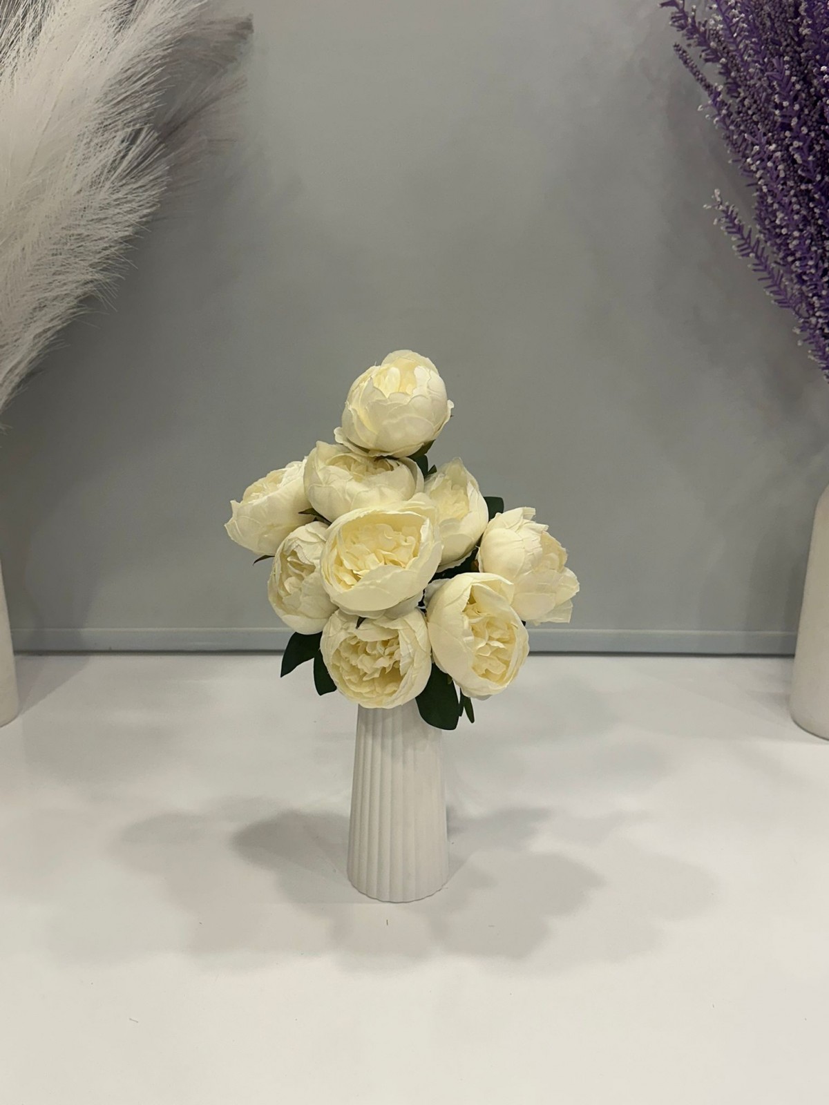 KREM ŞAKAYIK JUMBO BOY YAPAY 9 KAFALI BOY 45 CM KREM ŞAKAYIK JUMBO BOY YAPAY 9 KAFALI BOY 45 CM