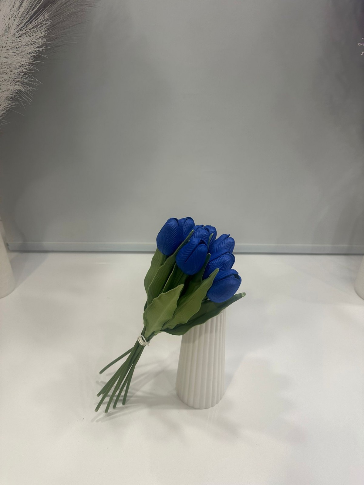 LACİVERT LATEX YAPAY LALE DEMETİ 8 Lİ BOY 32 CM LACİVERT LATEX YAPAY LALE DEMETİ 8 Lİ BOY 32 CM