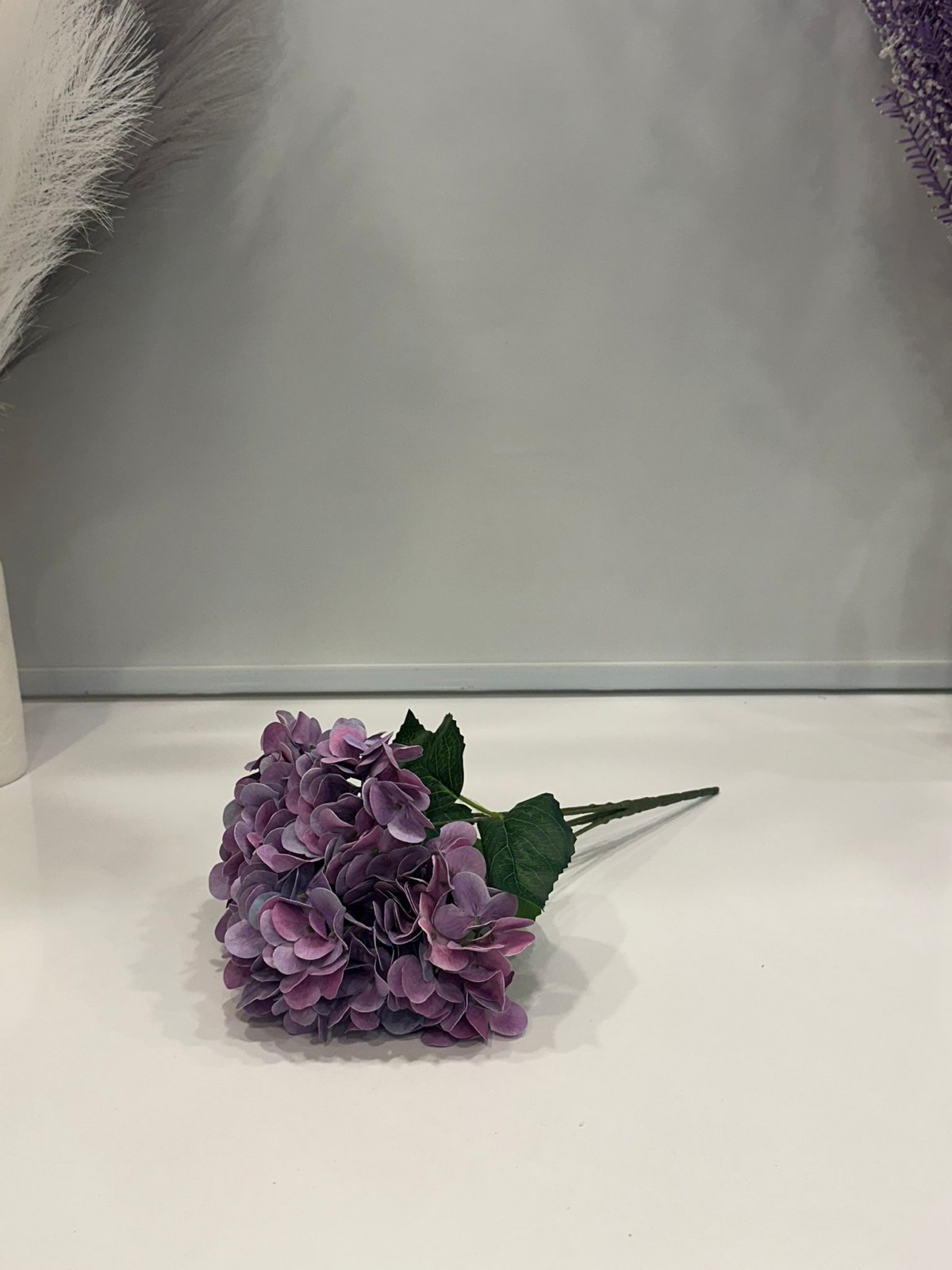 LİLA ISLAK ORTANCA YAPAY 5 DALLI, BOY 45 CM LİLA ISLAK ORTANCA YAPAY 5 DALLI, BOY 45 CM