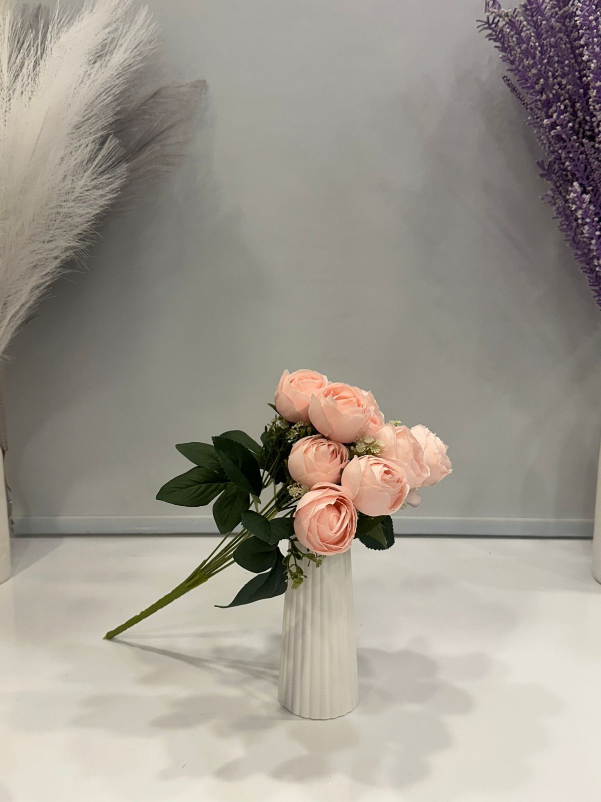 PEMBE ŞAKAYIK  JUMBO BOY YAPAY 10 KAFA  , BOY 44 CM