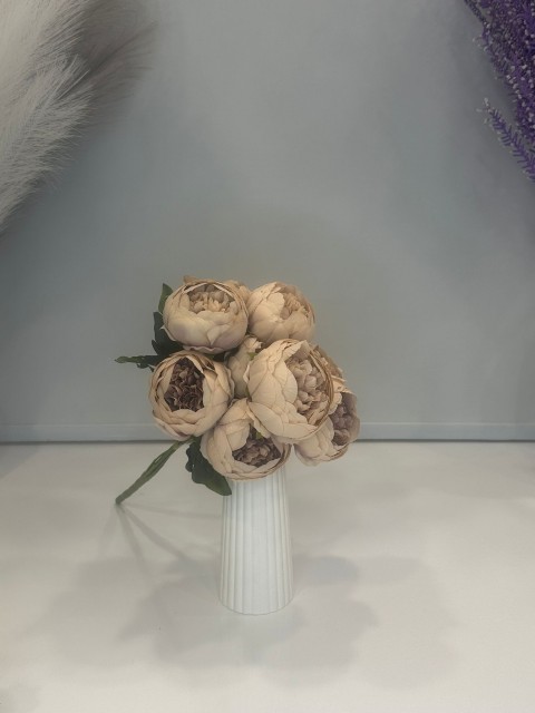 AÇIK PUDRA ŞAKAYIK JUMBO BOY YAPAY 9 KAFALI, BOY 45 CM