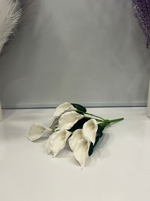 BEYAZ GALA YAPAY 9 KAFA , BOY 50 CM