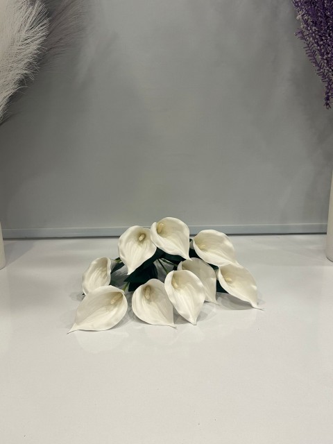 BEYAZ GALA YAPAY 9 KAFA , BOY 50 CM