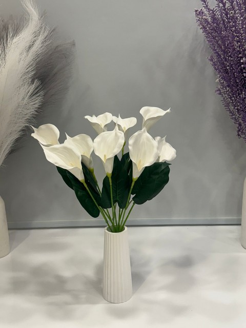 BEYAZ GALA YAPAY 9 KAFA , BOY 50 CM