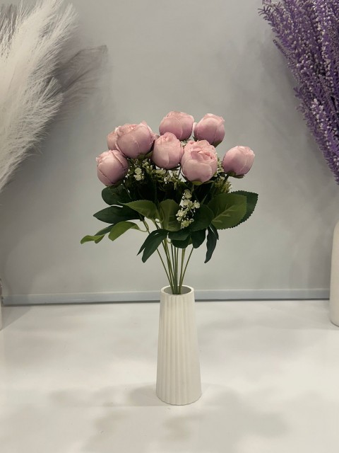 LİLA ŞAKAYIK YAPAY 10 KAFA  , BOY 44 CM