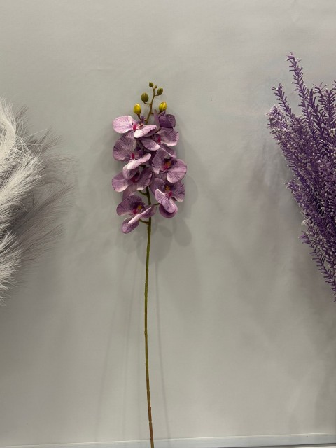 MOR ORKİDE YAPAY 8 KAFALI 75 CM BOY