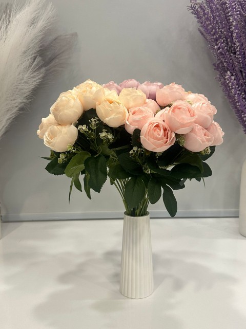 PEMBE ŞAKAYIK  JUMBO BOY YAPAY 10 KAFA  , BOY 44 CM