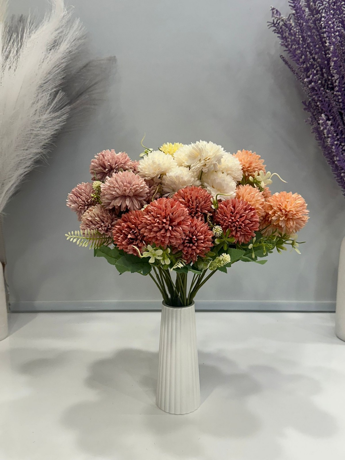 SOMON KRİZANTEM YAPAY 7 DALLI , BOY 35 CM